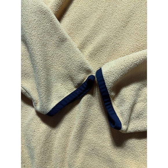 The North Face Fleece Quarter Zip Jacket Men's Size Small Black/Yellow - Picture 2 of 8